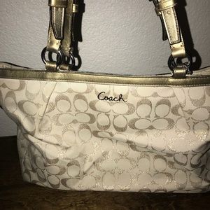 Coach Gold Shoulder Bag